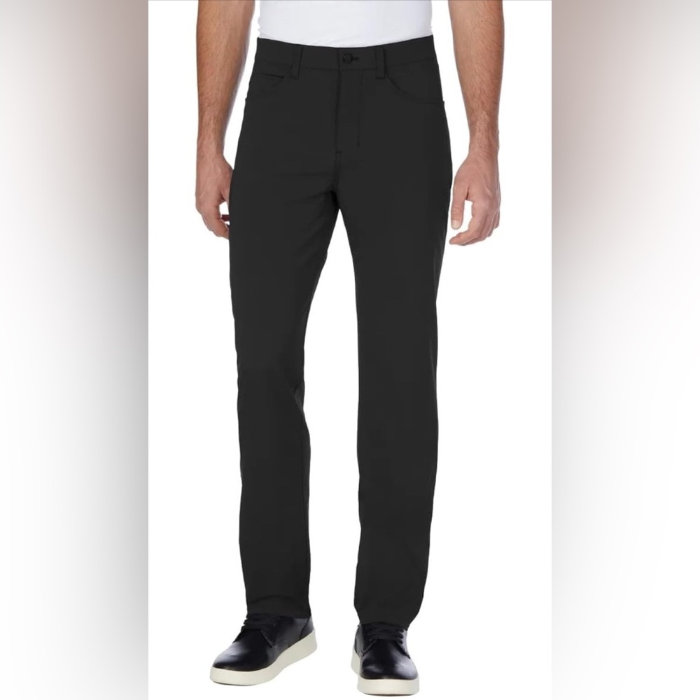 NEW Kirkland Men’s Black 5 Pocket Performance Pants 44x32